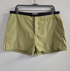 Royal Robbins Outdoor Travel Shorts Sz 16 / XL Green & Black
